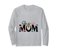 She is Mom Loved Beautiful Worthy Strong Brave Long Sleeve T-Shirt