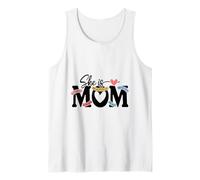 She is Mom Loved Beautiful Worthy Strong Brave Tank Top