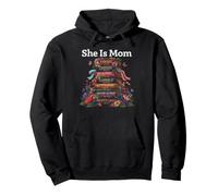 She Is Mom Strong Beautiful Capable Christian Mom Faith Pullover Hoodie