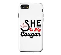 She Is My Cougar Cub Relationship Status Funny Valentines Case for iPhone SE (2020) / 7/8