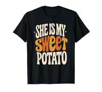 She is My Sweet Potato I Yam Matching Thanksgiving Attire T-Shirt