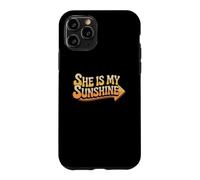 She Is My Sweet Sunshine Cute Couple Expressive Love Memes Case for iPhone 11 Pro