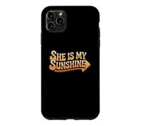She Is My Sweet Sunshine Cute Couple Expressive Love Memes Case for iPhone 11 Pro Max