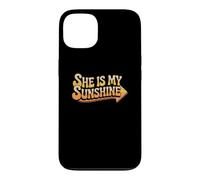 She Is My Sweet Sunshine Cute Couple Expressive Love Memes Case for iPhone 13