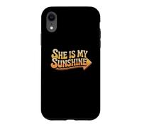 She Is My Sweet Sunshine Cute Couple Expressive Love Memes Case for iPhone XR