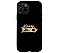 She Is My Sweet Sunshine Romantic Love Husband Quotes Case for iPhone 11 Pro