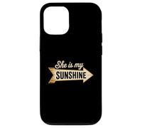 She Is My Sweet Sunshine Romantic Love Husband Quotes Case for iPhone 12/12 Pro