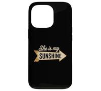 She Is My Sweet Sunshine Romantic Love Husband Quotes Case for iPhone 13 Pro