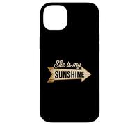 She Is My Sweet Sunshine Romantic Love Husband Quotes Case for iPhone 14 Plus