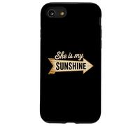 She Is My Sweet Sunshine Romantic Love Husband Quotes Case for iPhone SE (2020) / 7/8