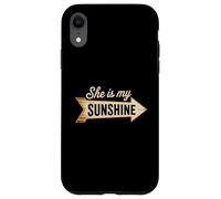 She Is My Sweet Sunshine Romantic Love Husband Quotes Case for iPhone XR