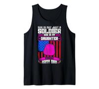 She Is Not Just a Soldier, She Is My Daughter Woman Veteran Tank Top