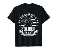 SHE is NOT JUST A Soldier SHE is My Granddaughter T-Shirt