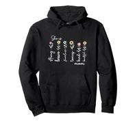 She Is Strong Brave Fearless Loving Kind Beautiful Mom Pullover Hoodie