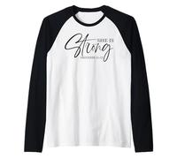 She is Strong Christian Men & Women That Love God & Jesus Raglan Baseball Tee