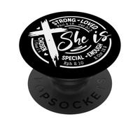 She Is Strong Loved Chosen Special Enough PopSockets Adhesive PopGrip