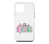 She is Strong Proverbs 31 25 Christian Woman Case for iPhone 12 mini