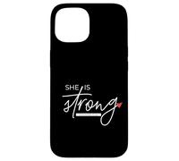 She Is Strong Proverbs 31 25 Christian Woman Case for iPhone 15