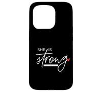 She Is Strong Proverbs 31 25 Christian Woman Case for iPhone 15 Pro