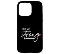 She Is Strong Proverbs 31 25 Christian Woman Case for iPhone 15 Pro Max