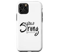 She Is Strong Proverbs 31:25 Christian Women Faith Case for iPhone 11 Pro