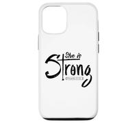 She Is Strong Proverbs 31:25 Christian Women Faith Case for iPhone 12/12 Pro