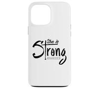 She Is Strong Proverbs 31:25 Christian Women Faith Case for iPhone 13 Pro Max