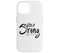 She Is Strong Proverbs 31:25 Christian Women Faith Case for iPhone 14