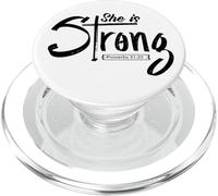 She Is Strong Proverbs 31:25 Christian Women Faith PopSockets PopGrip for MagSafe