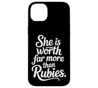 She Is Worth Far More Than Rubies Christian Women - Case for iPhone 14 Plus