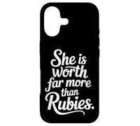 She Is Worth Far More Than Rubies Christian Women - Case for iPhone 17