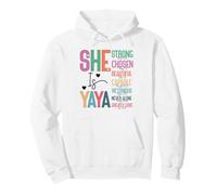 She Is Yaya Strong Chosen Beautiful Christian Pullover Hoodie