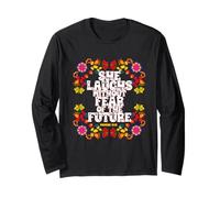 She Laughs Without Fear of The Future Proverbs Long Sleeve T-Shirt