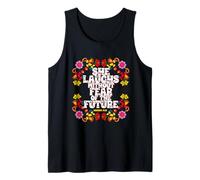She Laughs Without Fear of The Future Proverbs Tank Top