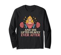She Lifted Heavily Ever After Funny Workout Gym Women Long Sleeve T-Shirt