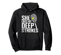She Likes My Deep Strokes Pullover Hoodie
