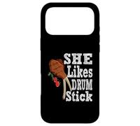 She Likes My Drum Stick Funny Thanksgiving Couple Matching Case for iPhone 17 Pro Max