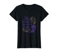 She Makes Her Own Magic Feminist Girl Power Design T-Shirt
