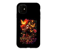 She Overcame Everything Juneteenth Black Women Queen Afro Case for iPhone 11