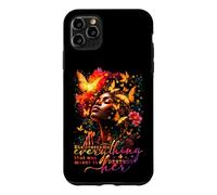 She Overcame Everything Juneteenth Black Women Queen Afro Case for iPhone 11 Pro Max