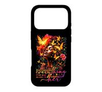 She Overcame Everything Juneteenth Black Women Queen Afro Case for iPhone 17 Pro