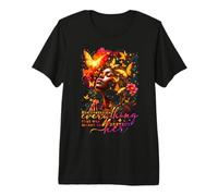 She Overcame Everything Juneteenth Black Women Queen Afro Premium T-Shirt
