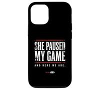 She Paused My Game And Here We Are Funny Gamer Art Case for iPhone 12/12 Pro