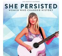 She Persisted 2026 Calendar | 2026 Wall Calendar | Monthly Planner | Planner 2026-2027 | Marble City Press | 12” x 24” | Sustainable | Plastic Free | Printed on Thick Art Paper