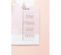 She Plans,She Wins: The Feminine Daily Planner for Women Who lead with Vision, Clarity, and Confidence
