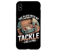 She Plays With My Tackle Like A Pro Funny Case for iPhone XS Max