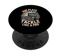 She Plays With My Tackle Like A Pro PopSockets Adhesive PopGrip