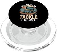 She Plays With My Tackle Like A Pro PopSockets PopGrip for MagSafe