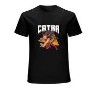 She-Ra and The Princess of Power Catra T-Shirt Funny Cotton Tee Gift Men Black XL