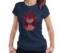 She Ra Catra Box Women's T-Shirt Navy Blue